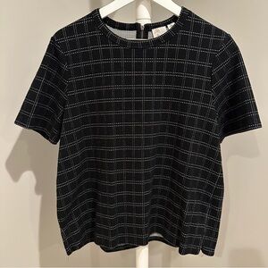 Anthropologie 9-H1B STCL Checkered Top